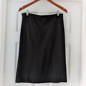 Stretchy knee length pencil skirt